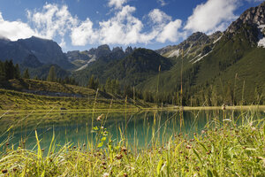 Panoramasee: Alpenbergen spiegelen in bergmeer