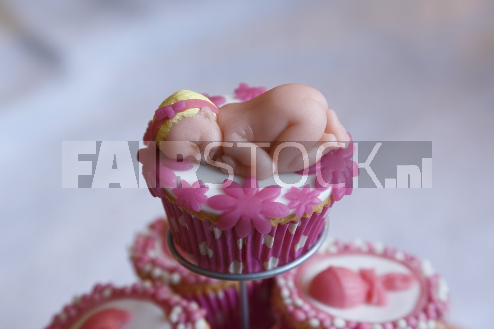 Delicate Cupcakes voor Nieuwgeboren