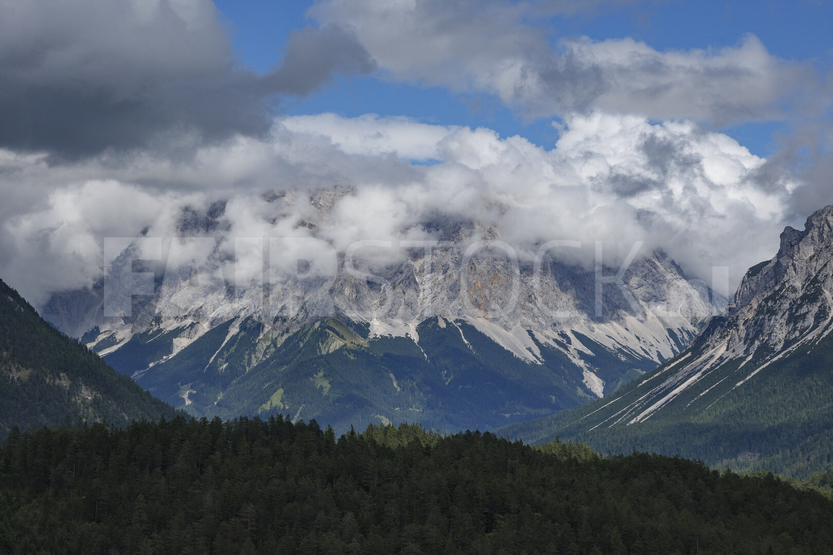 Blindsee en Zugspitze vanuit Fernpass