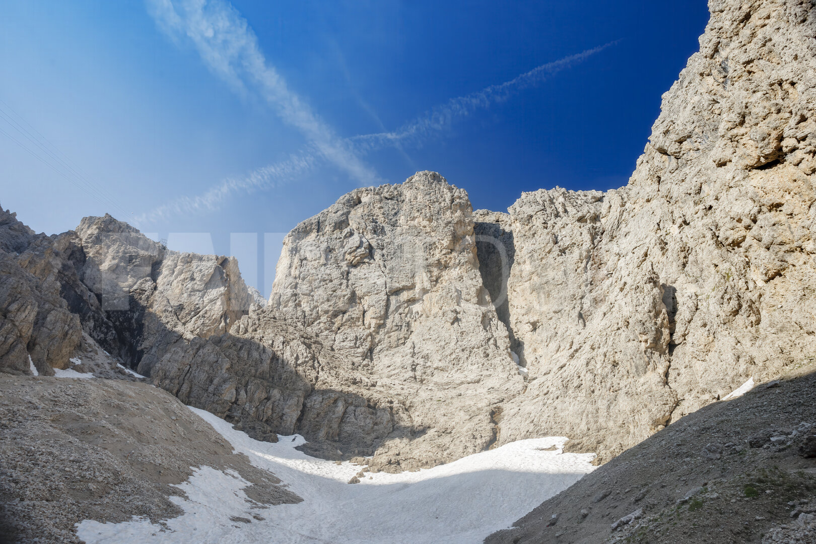 Opwindende klim naar het Pisciadu-meer in de Dolomieten
