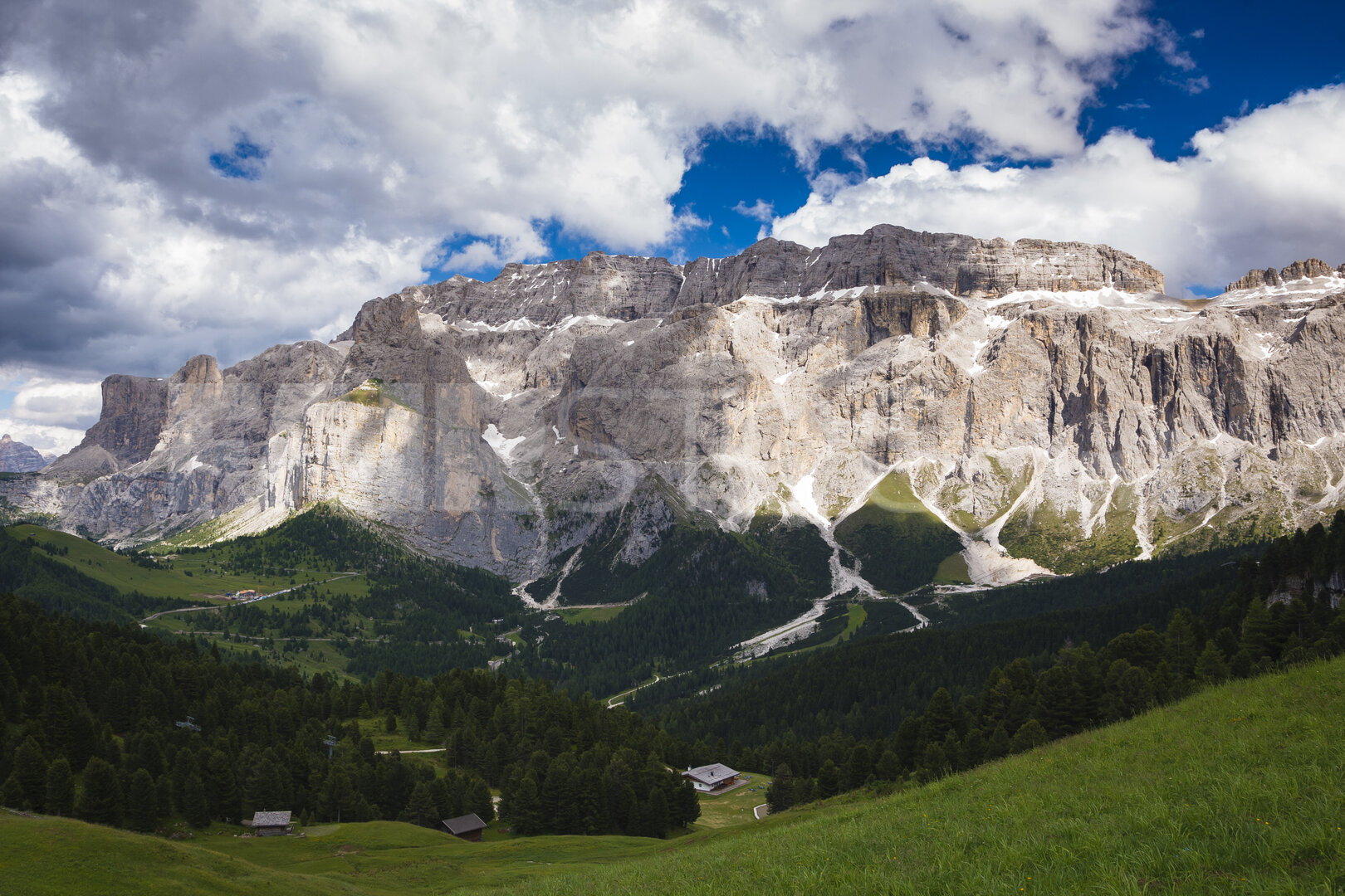 Adembenemend uitzicht op de Dolomieten, Italië